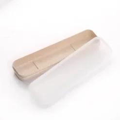 Tom Küche & Esszimmer-Geschirr-Organizer aus Weizenstroh mit durchsichtigen Schlitzen für einfachen Zugriff und Komfort