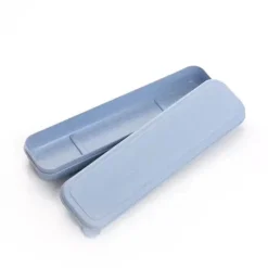 Tom Küche & Esszimmer-Geschirr-Organizer aus Weizenstroh mit durchsichtigen Schlitzen für einfachen Zugriff und Komfort