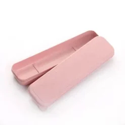 Tom Küche & Esszimmer-Geschirr-Organizer aus Weizenstroh mit durchsichtigen Schlitzen für einfachen Zugriff und Komfort