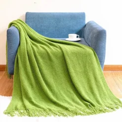 Cozy Haven Bettzeug-Gestrickte Ananas-Überwurfdecke - Nordisches Sofadekor