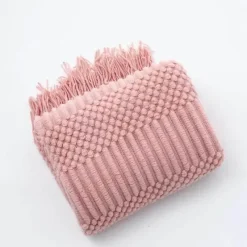 Cozy Haven Bettzeug-Gestrickte Ananas-Überwurfdecke - Nordisches Sofadekor