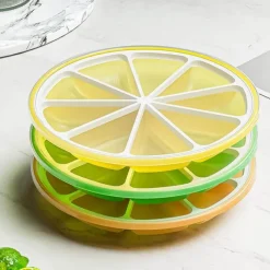 Decor Küche & Esszimmer-Gewellte Silikon-Eiswürfelform – Dekorative Eisschale für Partys