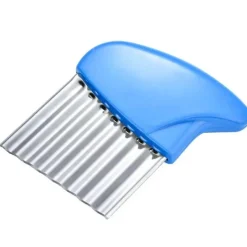 Tom Küche & Esszimmer-Gewellter Kartoffelschneider - Pommes-Frites-Zerkleinerer aus Edelstahl, Gemüseschneider