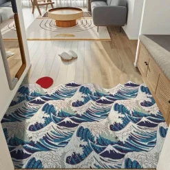 Floor u0026 Flair Boden & Teppiche-Gewellter kreativer Eingangsteppich