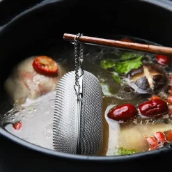 The Culinary Kit Küche & Esszimmer-Gewürzfilter aus Edelstahl – wiederverwendbares Küchen-Aufhängewerkzeug