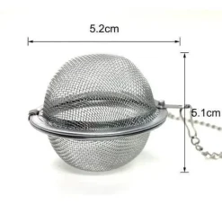 The Cozy Mug Küche & Esszimmer-Gewürzkugel aus Edelstahl – Ultrafeines Kräutersieb