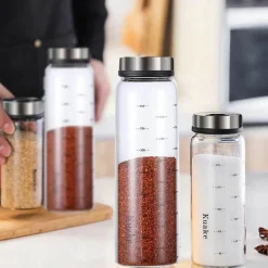 Tom Küche & Esszimmer-Gewürzstreuer aus Glas – Salz- und Pfefferstreuer