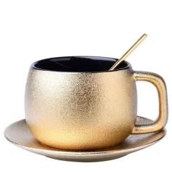 The Cozy Mug Küche & Esszimmer-Ghiberti Kaffeeset – Elegantes italienisches Kaffeeservice