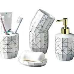 The Bath Nook Badezimmer-Gianini Bathroom Accessory Set - Elegant Home Décor Essentials