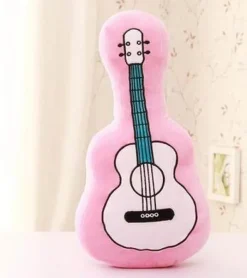 Plush Perch Bettzeug-Gitarren-Babykissen - Weiches Babykissen