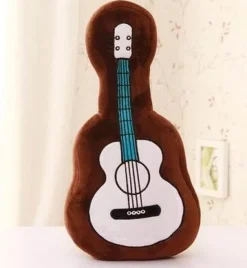 Plush Perch Bettzeug-Gitarren-Babykissen - Weiches Babykissen