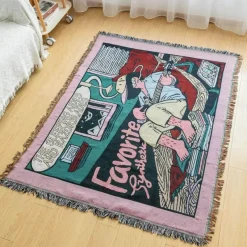 Snug u0026 Soft Bettzeug-Gitarrenjunge Decke - Boho Gemütliches Wohnzimmer Dekor