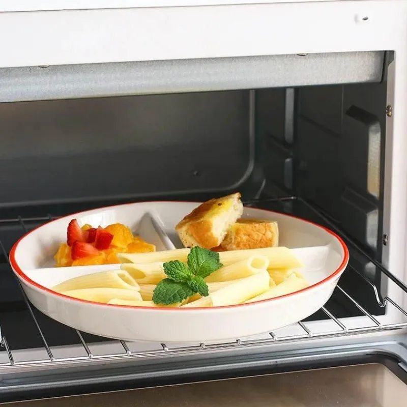 Elegance at the Table Küche & Esszimmer-Gitterteller für Kinder mit Cartoon-Motiv – Lustiges und funktionales Unterteilungsgericht für Frühstück und Snacks