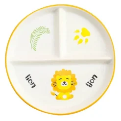 Elegance at the Table Küche & Esszimmer-Gitterteller für Kinder mit Cartoon-Motiv – Lustiges und funktionales Unterteilungsgericht für Frühstück und Snacks