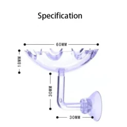 Furry Haven Haustierzubehör|Tierfütterung-Glas-Futterrohr für Aquarienfische – transparentes Fütterungsgerät