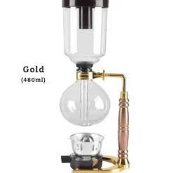 The Cozy Mug Küche & Esszimmer-Glassiphon-Kaffeemaschine – Elegantes Brühsystem