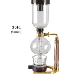 The Cozy Mug Küche & Esszimmer-Glassiphon-Kaffeemaschine – Elegantes Brühsystem