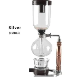 The Cozy Mug Küche & Esszimmer-Glassiphon-Kaffeemaschine – Elegantes Brühsystem