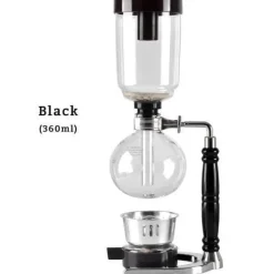 The Cozy Mug Küche & Esszimmer-Glassiphon-Kaffeemaschine – Elegantes Brühsystem