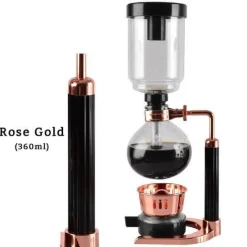 The Cozy Mug Küche & Esszimmer-Glassiphon-Kaffeemaschine – Elegantes Brühsystem