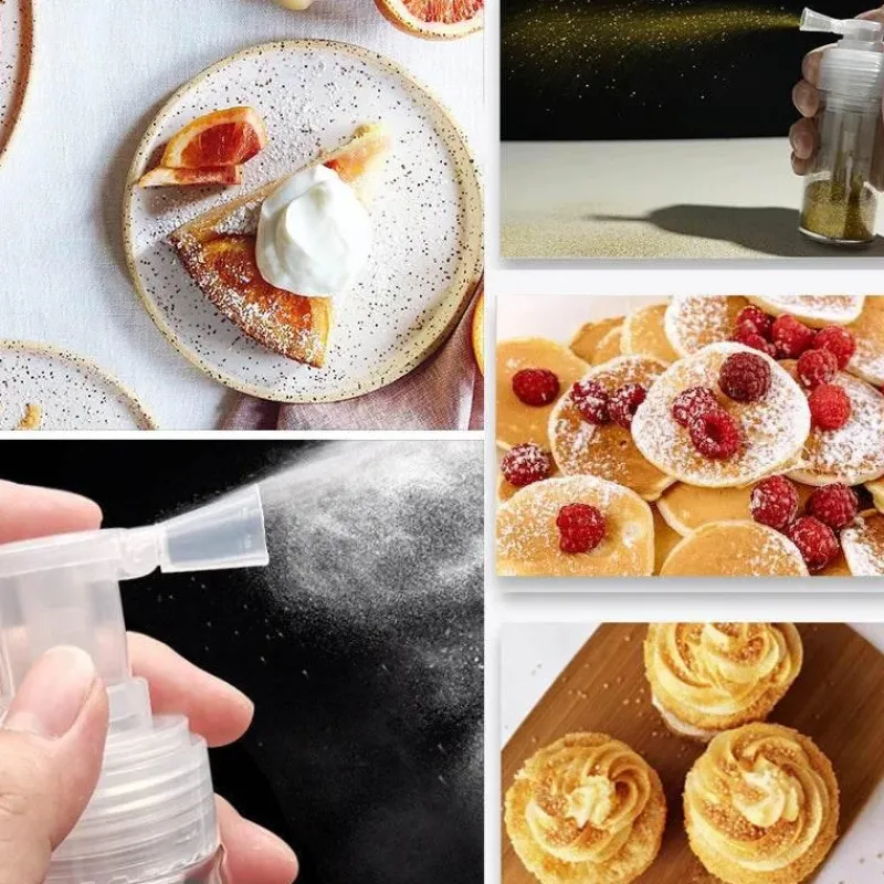 Tom Küche & Esszimmer-Glitzerpulver Spray - Tortendekoration Backzubehör