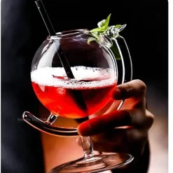 Plates u0026 More Küche & Esszimmer-Globe Weingläser-Set – Elegantes Trinkgeschirr für Hausbar-Partys