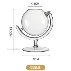 Plates u0026 More Küche & Esszimmer-Globe Weingläser-Set – Elegantes Trinkgeschirr für Hausbar-Partys