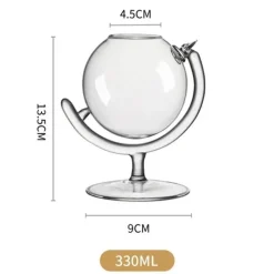 Plates u0026 More Küche & Esszimmer-Globe Weingläser-Set – Elegantes Trinkgeschirr für Hausbar-Partys