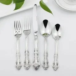 Feast u0026 Flair Küche & Esszimmer-Gold Silber Edelstahl Besteck Set - Küchengeschirr Werkzeuge Zubehör