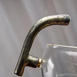 The Decor Haven Küche & Esszimmer-Golden Dragon Teekanne - Mystische Keramikteekanne