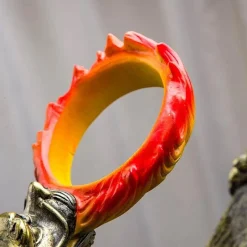 The Decor Haven Küche & Esszimmer-Golden Dragon Teekanne - Mystische Keramikteekanne