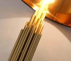 Glow u0026 Shade Beleuchtung-Golden Glow Table Lamp - Elegant Home Lighting