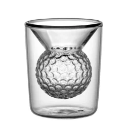 Plates u0026 More Küche & Esszimmer-Golfballbecher aus Borosilikatglas – Doppelbecher aus dickem Glas