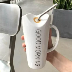 The Cozy Mug Küche & Esszimmer-Good Vibes Elegante Keramiktassen