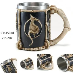 Plates u0026 More Küche & Esszimmer-Gothic Drachenritter Totenkopf Bierkrug - Halloween Weihnachtskrug