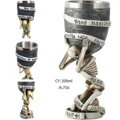 Feast u0026 Flair Küche & Esszimmer-Gothic Dragon King Edelstahlkelch - 200 ml Weinglas