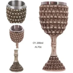 Feast u0026 Flair Küche & Esszimmer-Gothic Dragon King Edelstahlkelch - 200 ml Weinglas