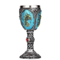 Feast u0026 Flair Küche & Esszimmer-Gothic Dragon King Edelstahlkelch - 200 ml Weinglas