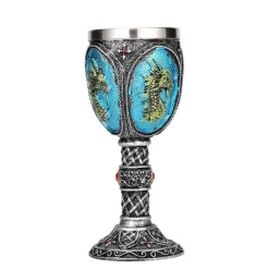 Feast u0026 Flair Küche & Esszimmer-Gothic Dragon King Edelstahlkelch - 200 ml Weinglas