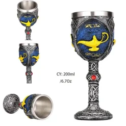 Feast u0026 Flair Küche & Esszimmer-Gothic Dragon King Edelstahlkelch - 200 ml Weinglas