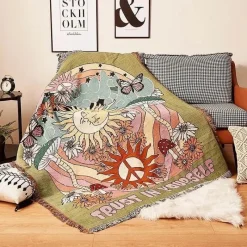 Snug u0026 Soft Bettzeug-Gotische Wandteppichdecke – doppelseitige Heim- und Außendekoration