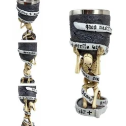 The Cozy Mug Küche & Esszimmer-Gotischer Totenkopfkelch - Cocktail-Trinkgeschirr aus Edelstahl