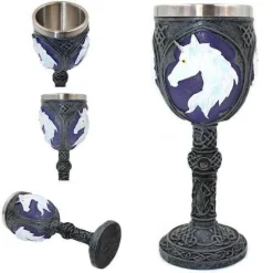 The Cozy Mug Küche & Esszimmer-Gotischer Totenkopfkelch - Cocktail-Trinkgeschirr aus Edelstahl