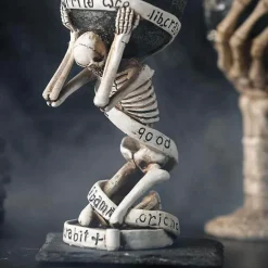 The Cozy Mug Küche & Esszimmer-Gotischer Totenkopfkelch - Cocktail-Trinkgeschirr aus Edelstahl