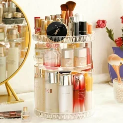 Comfort u0026 Style Gadgets Für Zuhause-360-Grad drehbarer Make-up-Organizer – Kosmetik-Aufbewahrungsbox
