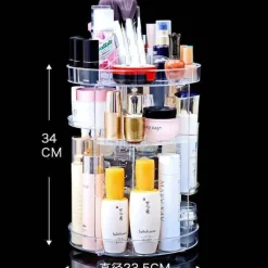 Comfort u0026 Style Gadgets Für Zuhause-360-Grad drehbarer Make-up-Organizer – Kosmetik-Aufbewahrungsbox