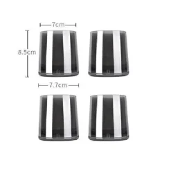 Plates u0026 More Küche & Esszimmer-Grauer Bernsteinglaskrug - Hitzebeständige Teekanne Saftkrug mit Griff