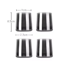 Plates u0026 More Küche & Esszimmer-Grauer Glaskrug - Wasser- und Saftkrug mit großem Fassungsvermögen