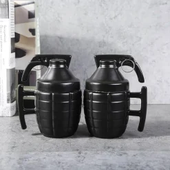 The Cozy Mug Küche & Esszimmer-Grenade Keramiktassen – Stilvolle Kaffeetassen