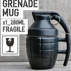 The Cozy Mug Küche & Esszimmer-Grenade Keramiktassen – Stilvolle Kaffeetassen